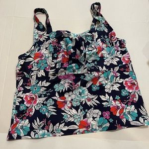 NWOT LANDS END SWIM TOP 20W